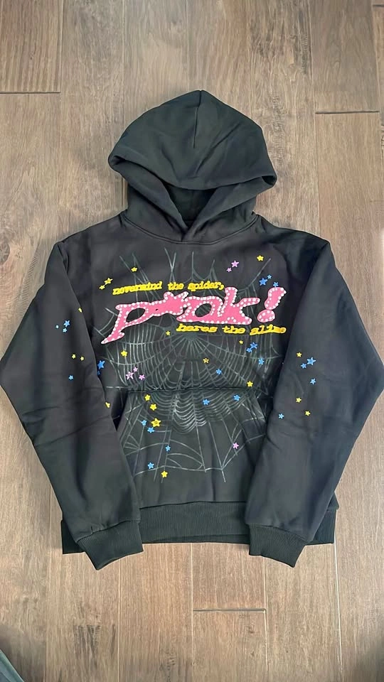 Sp5der Hoodie P*nk Size Small