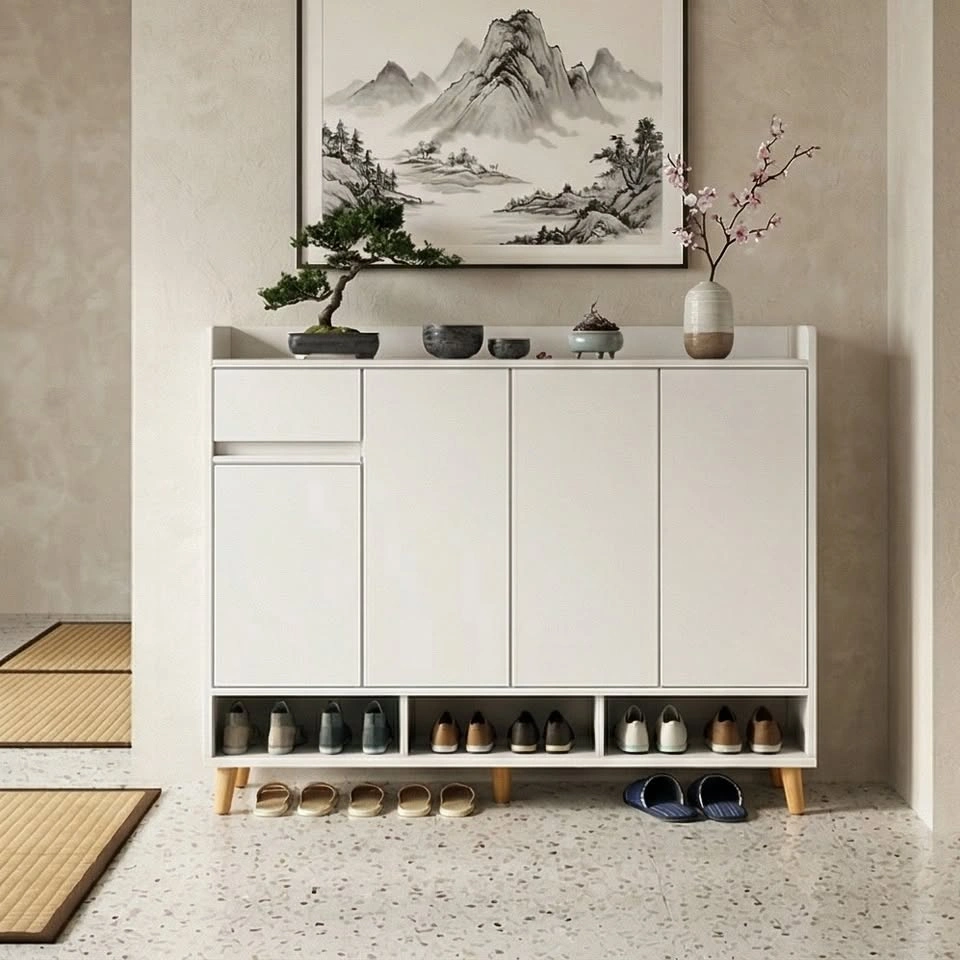 Craftsman Shoe Storage Cabinet - Entryway Organizer - photo 2