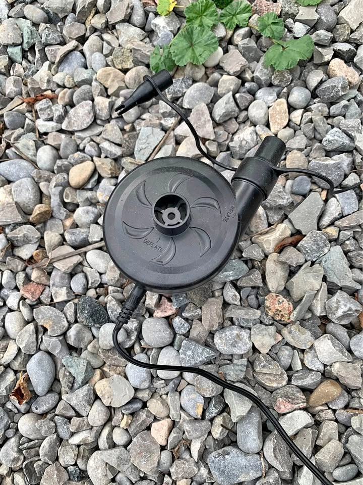 Air pump with car plug in