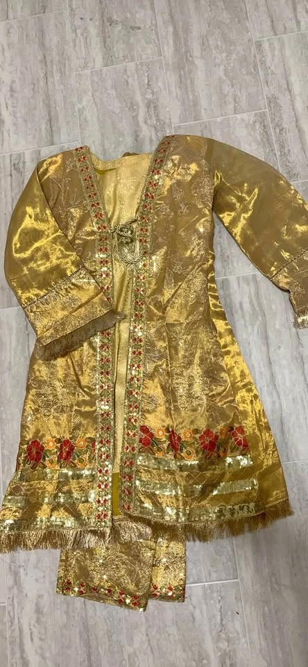 Yellow/Golden Pakistani Dress