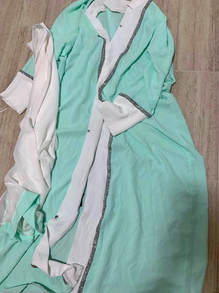 Aqua Green Abaya