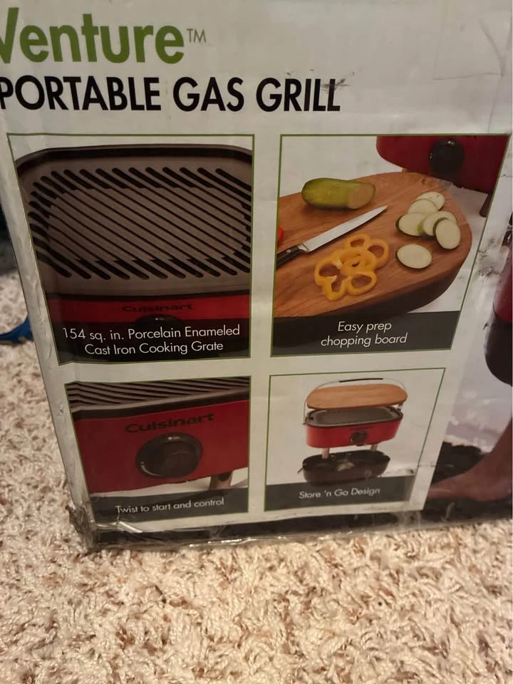 NEW Cuisinart Venture Portable Gas Grill (NIB) - photo 2