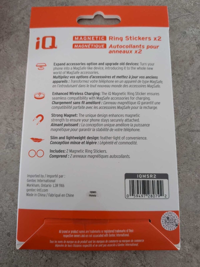 iQ Magnetic Ring Stickers x2 - photo 2