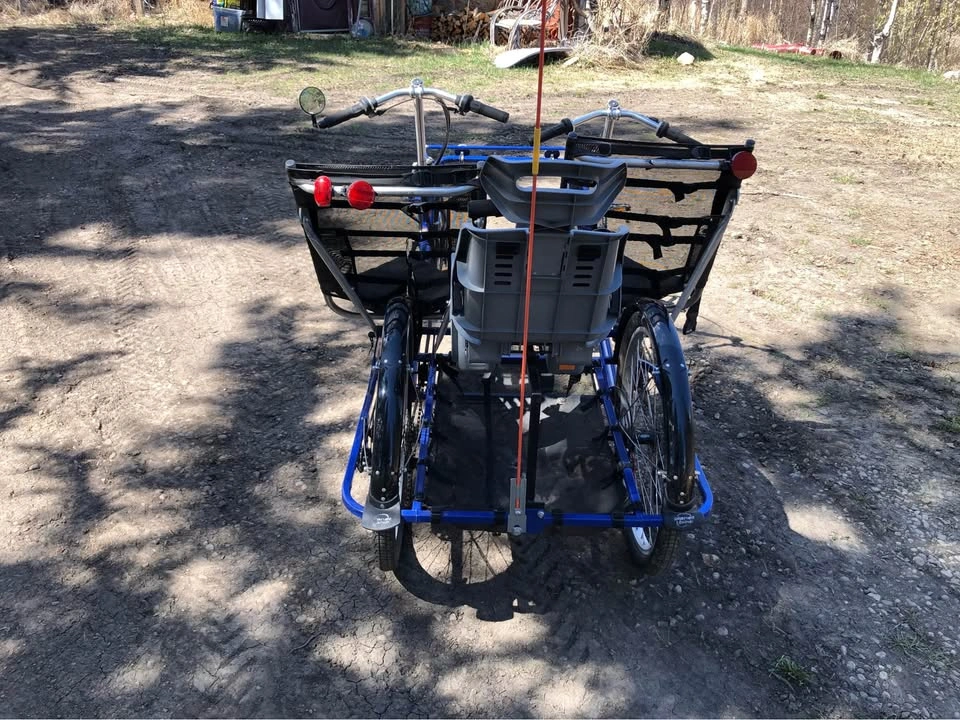 Tandem Tricycle with Baby Seat - photo 3