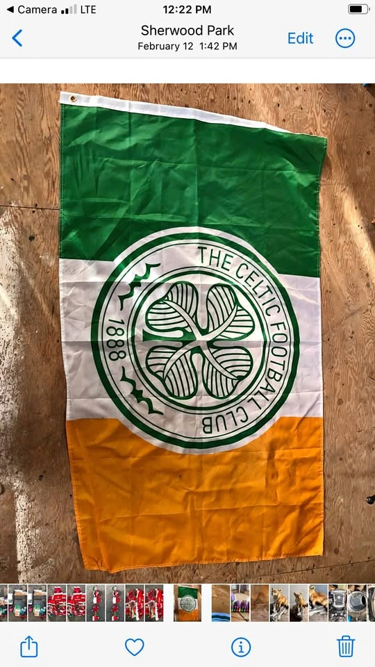 Celtic Football Flag