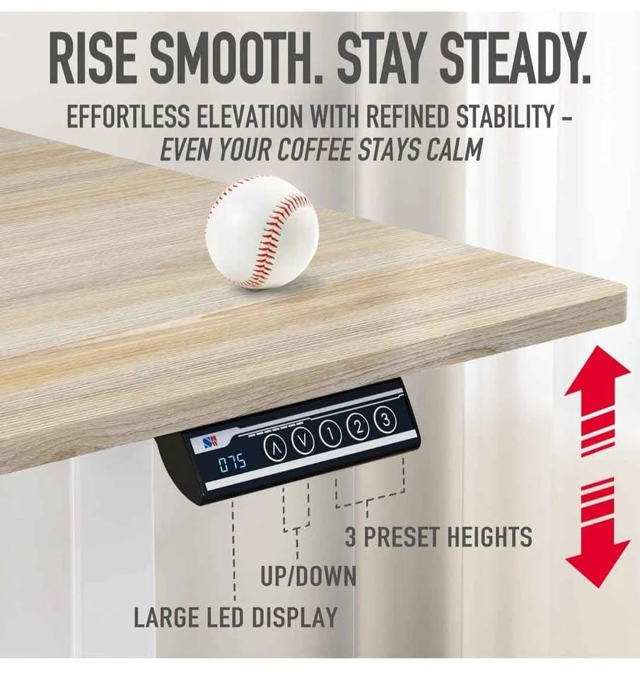 40 x 22 Inches Electric Height Adjustable Standing Desk - photo 2