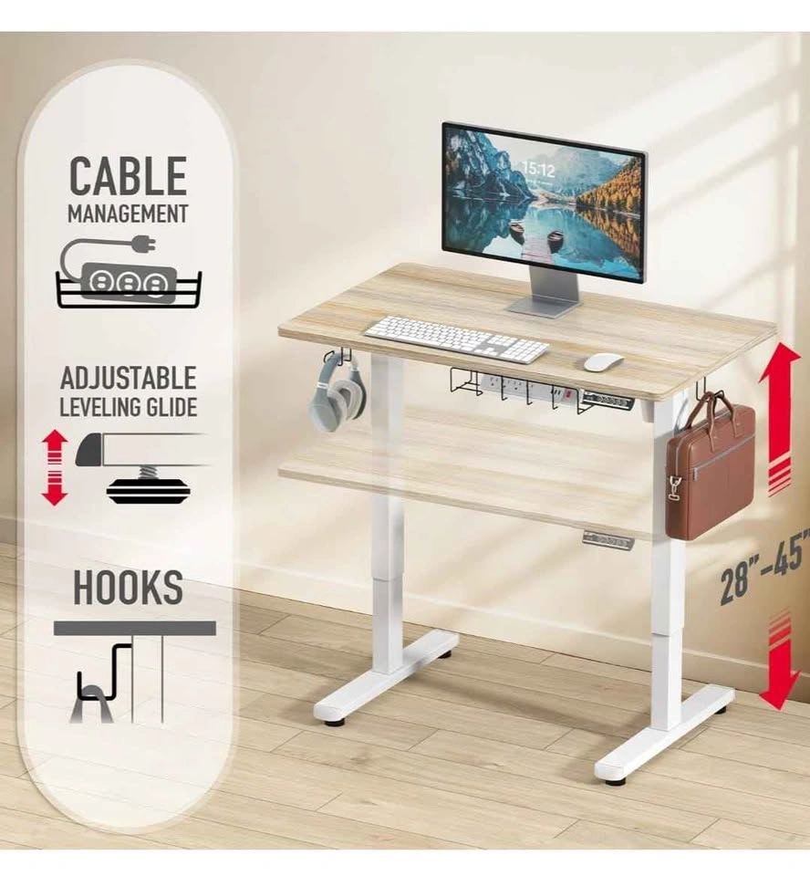 40 x 22 Inches Electric Height Adjustable Standing Desk - photo 4
