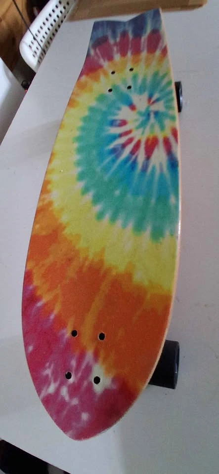 Grand Gopher Tie-Dye Longboard Skateboard - photo 2