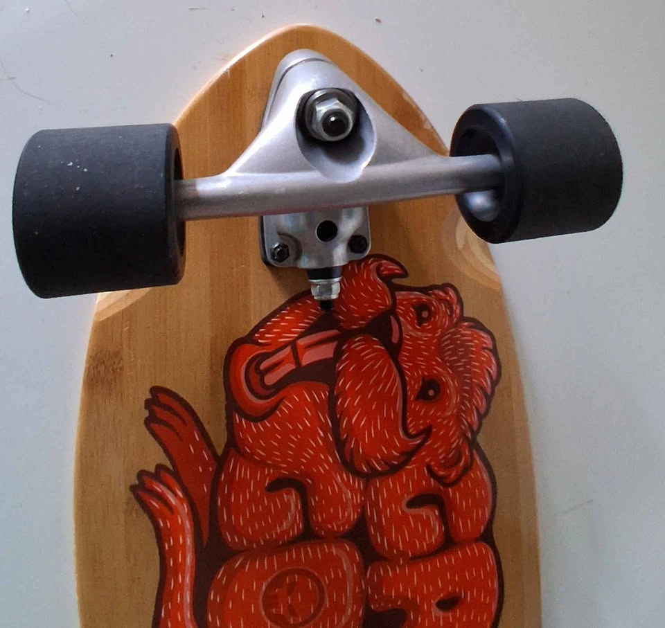 Grand Gopher Tie-Dye Longboard Skateboard - photo 4