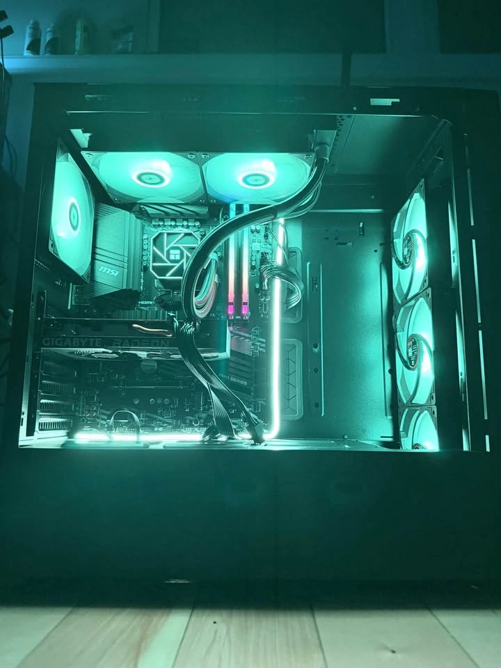 Gaming PC Ryzen 5 5600X + RX 6500 XT | 32GB RAM | Liquid Cooling - photo 2
