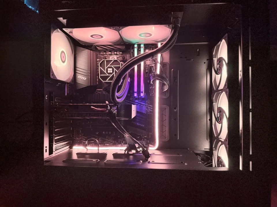 Gaming PC Ryzen 5 5600X + RX 6500 XT | 32GB RAM | Liquid Cooling - photo 3