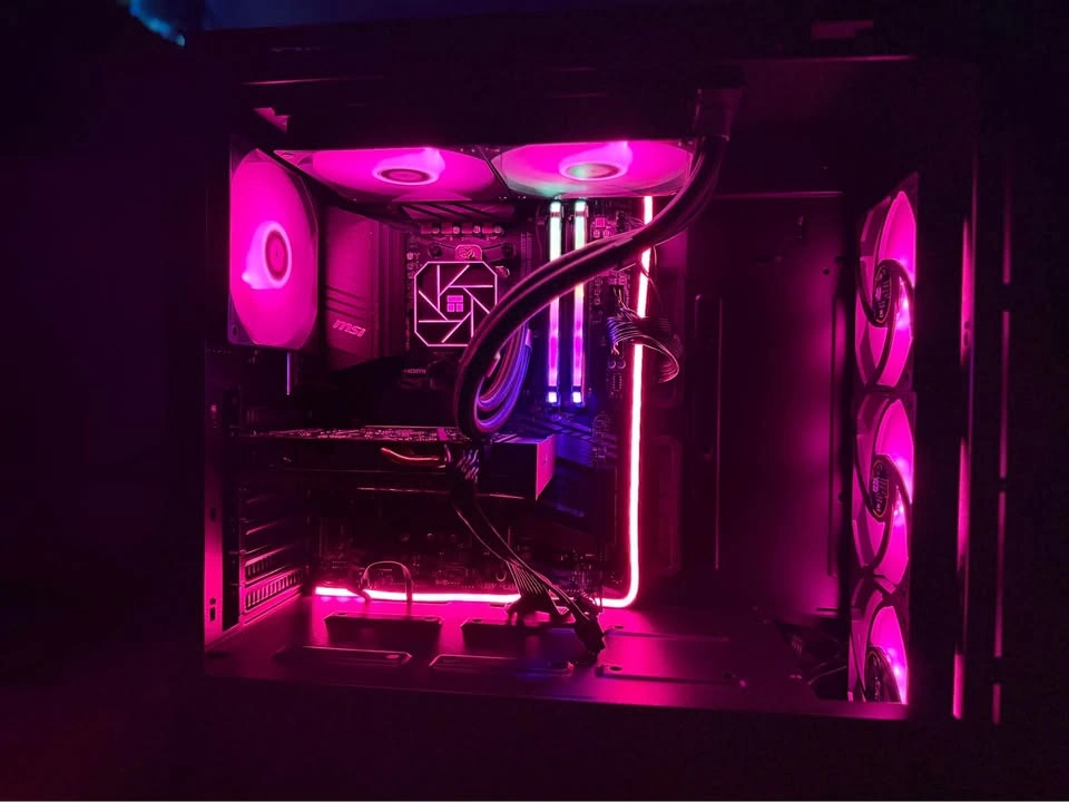 Gaming PC Ryzen 5 5600X + RX 6500 XT | 32GB RAM | Liquid Cooling - photo 4