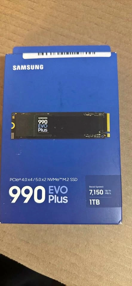 2x Samsung 990 EVO 1TB NVMe SSDs