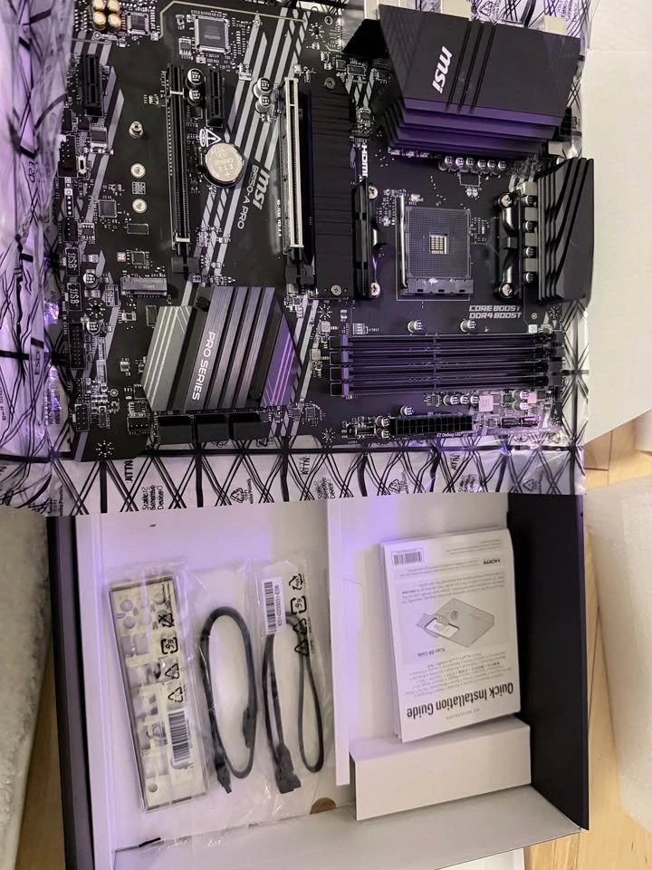 MSI B550-A PRO ATX Motherboard - Open Box, Never Used - photo 3