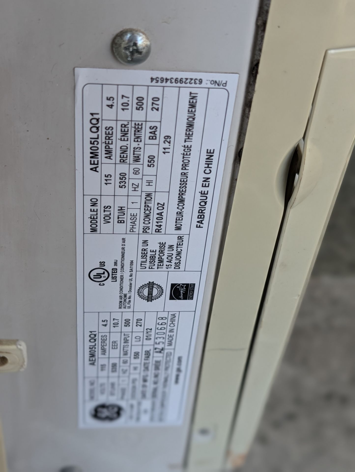 GE AEM05LQQ1 5,350 BTU Window Air Conditioner - photo 4