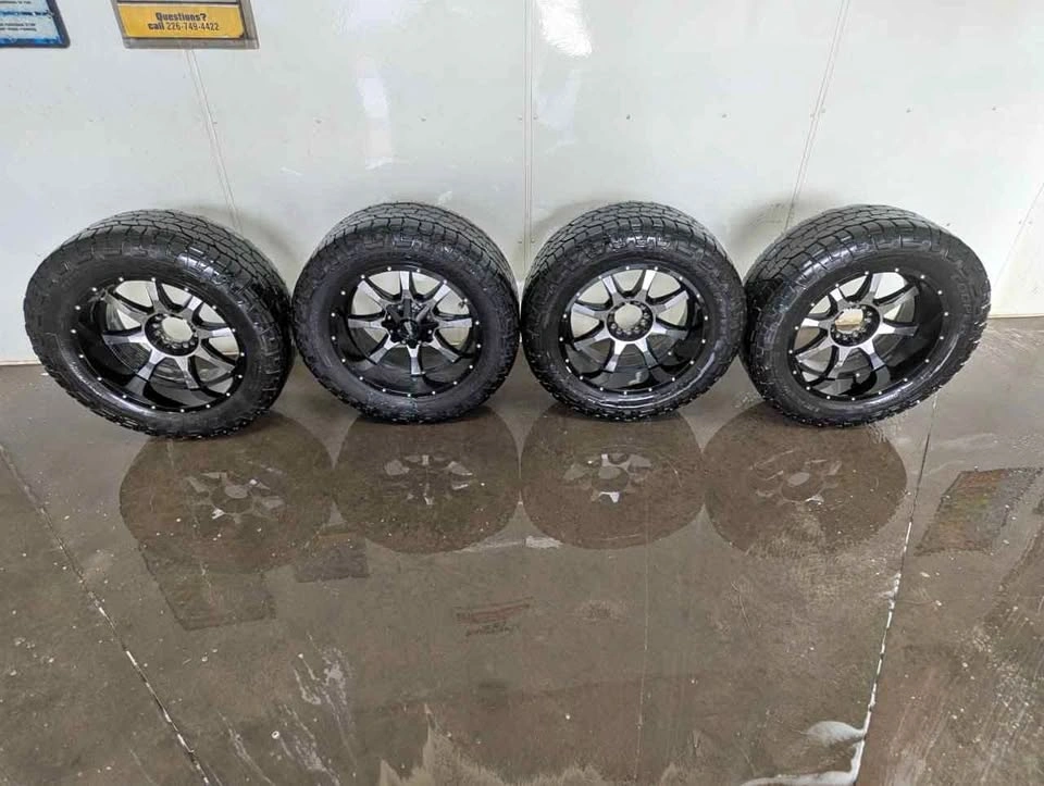 20x10 Truck rims and tires for sale