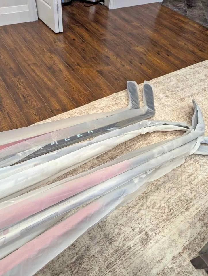 Brand new hockey sticks