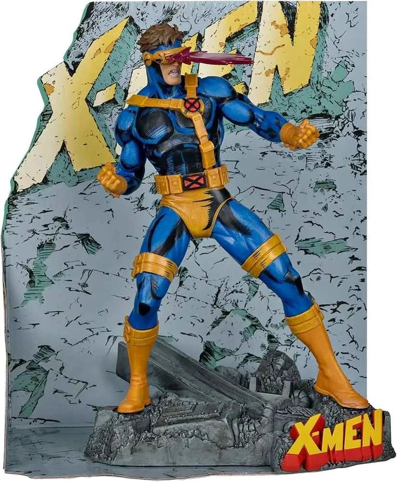 Cyclops 1:10th Scale Collectible with Scene (X-Men #1) MCFARLANE