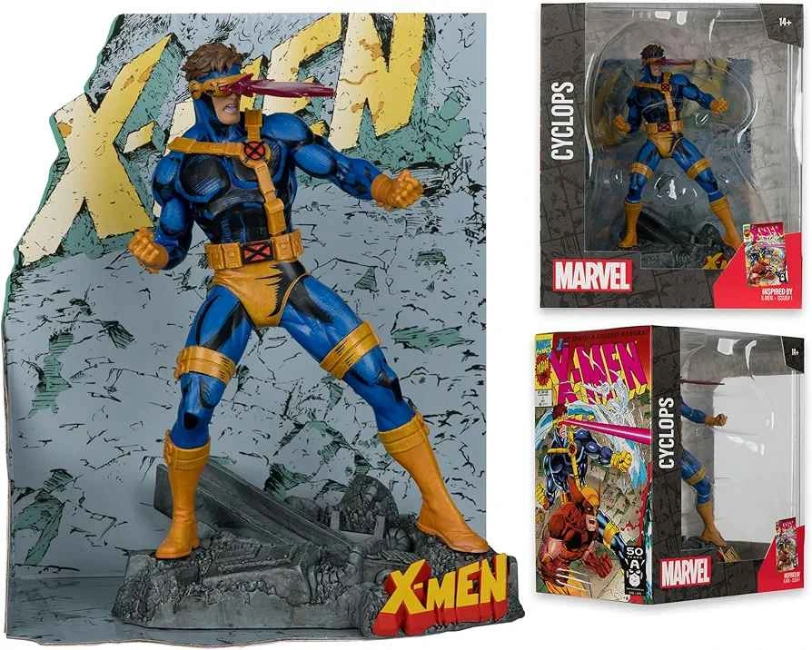 Cyclops 1:10th Scale Collectible with Scene (X-Men #1) MCFARLANE - photo 2