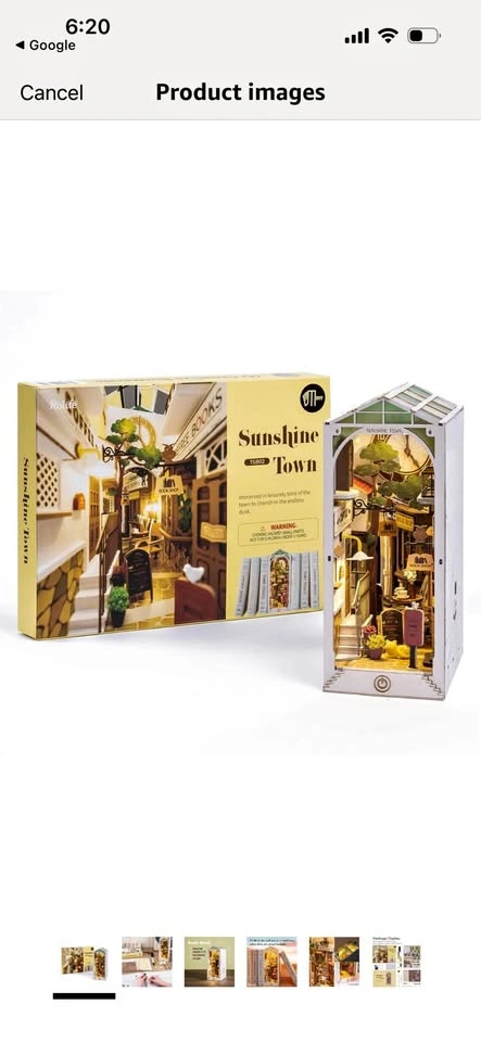 Rolife LED Book Nook Wooden Puzzle - New in Box