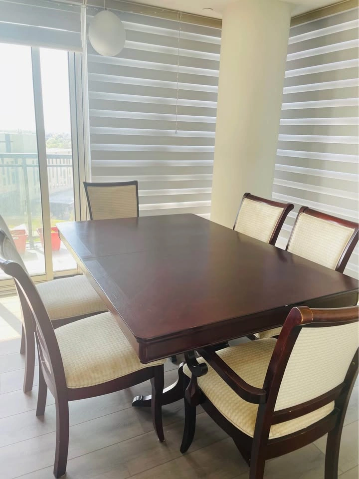 Wooden dining table with 6 Chairs - photo 3
