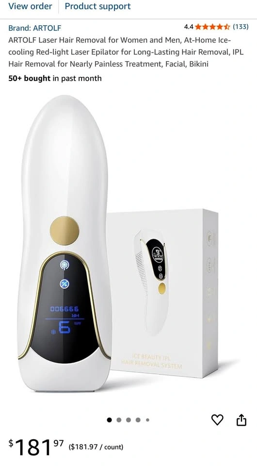 ARTOLF At-Home Laser Hair Removal Device