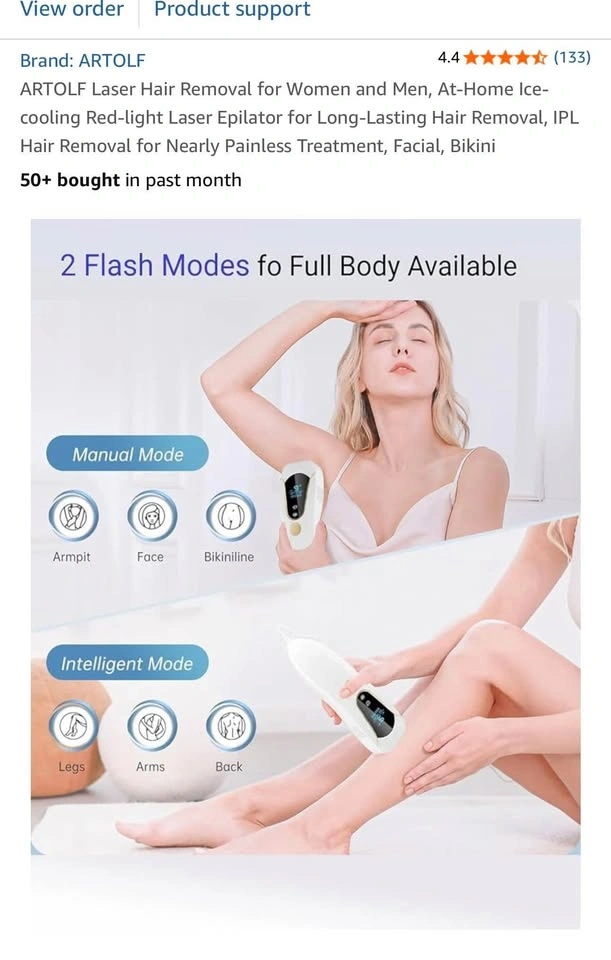 ARTOLF At-Home Laser Hair Removal Device - photo 5
