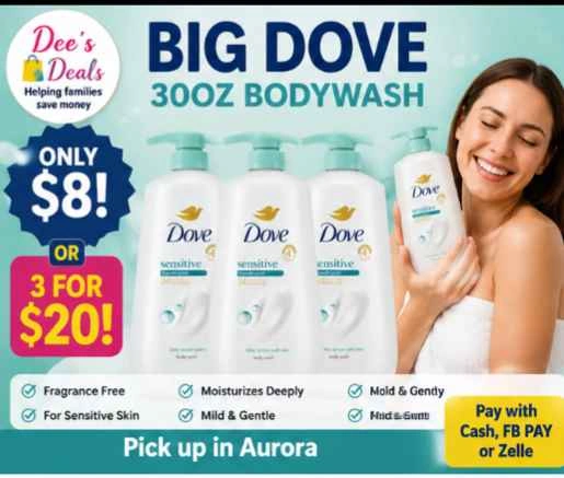 Dove bodywash Pump $8 or 3 for $20 - photo 3