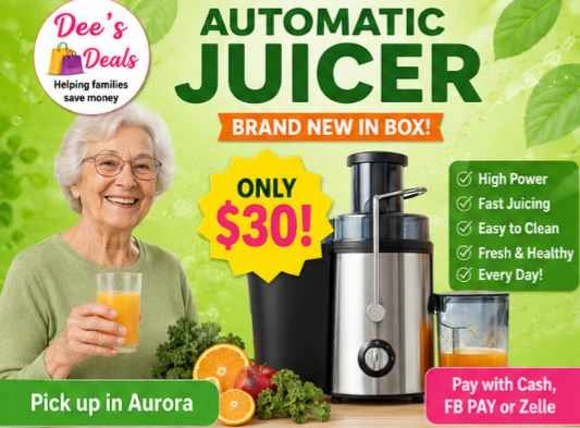 Automatic Juicer BRAND NEW IN BOX Only $30 - photo 2