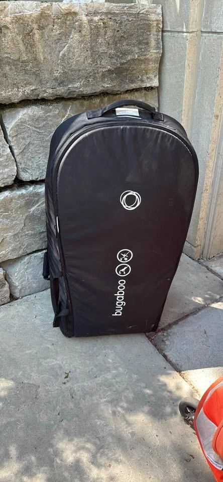 Bugaboo Cameleon Denim Edition w/ Orange Visor & Travel Bag - photo 3