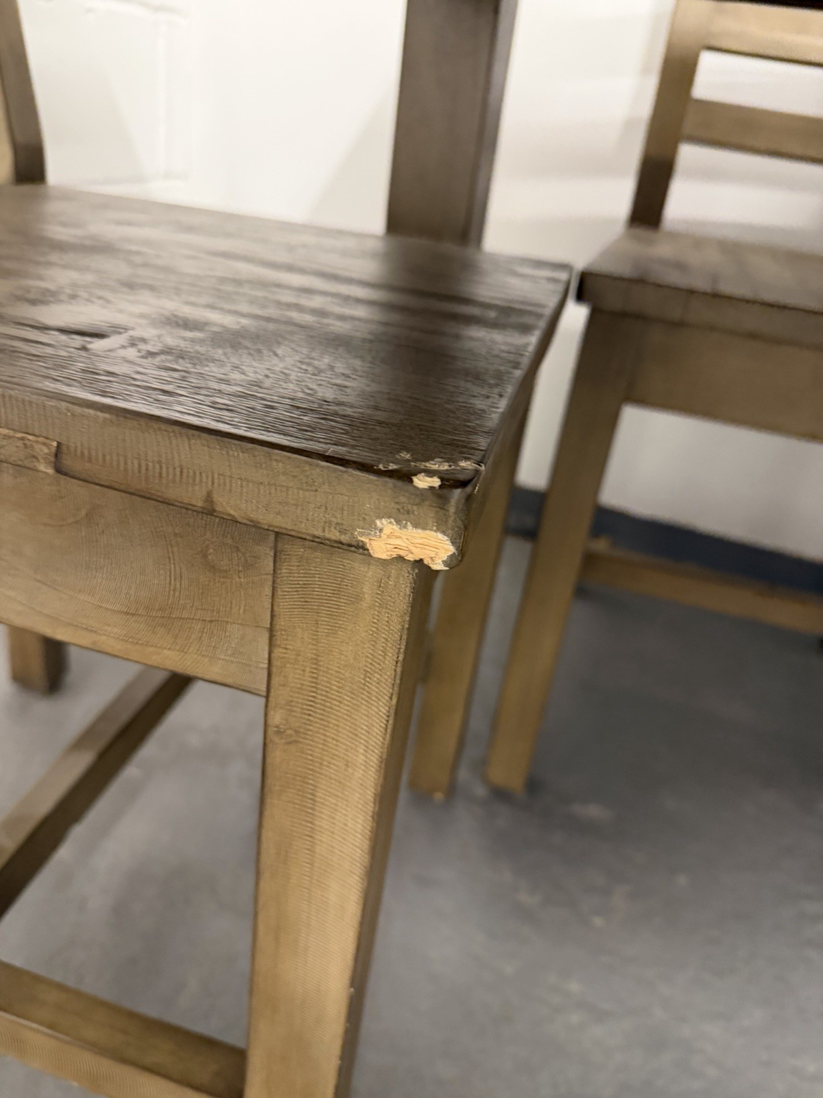 Kosas Home -Caleb Reclaimed Pine Wood Dining Table & Chairs. - photo 3