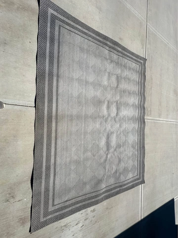10 X 8 Ft Grey Geometric Outdoor Patio Rug - photo 4