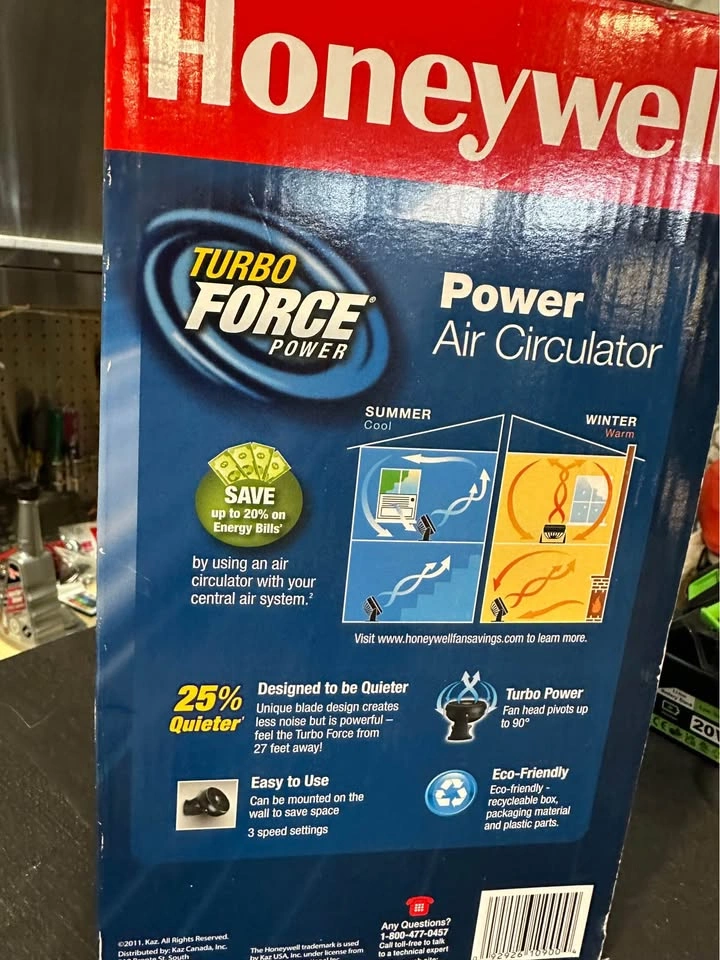 Honeywell Turbo Force Power Air Circulator - photo 3