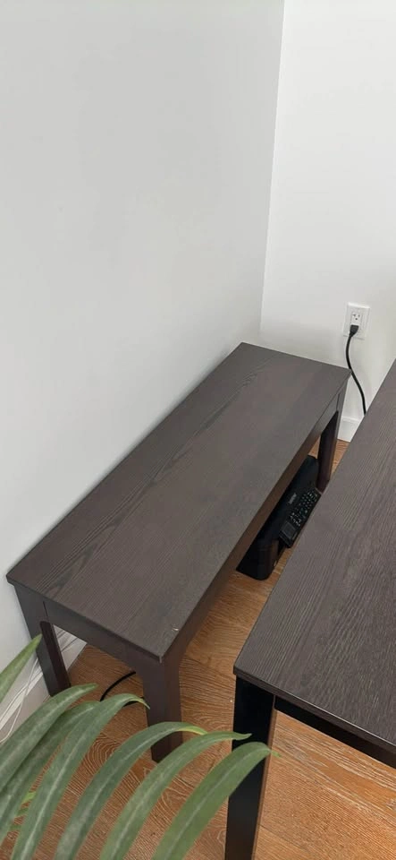 Ikea Ekedalen Extendable Dining Table with Bench - photo 2