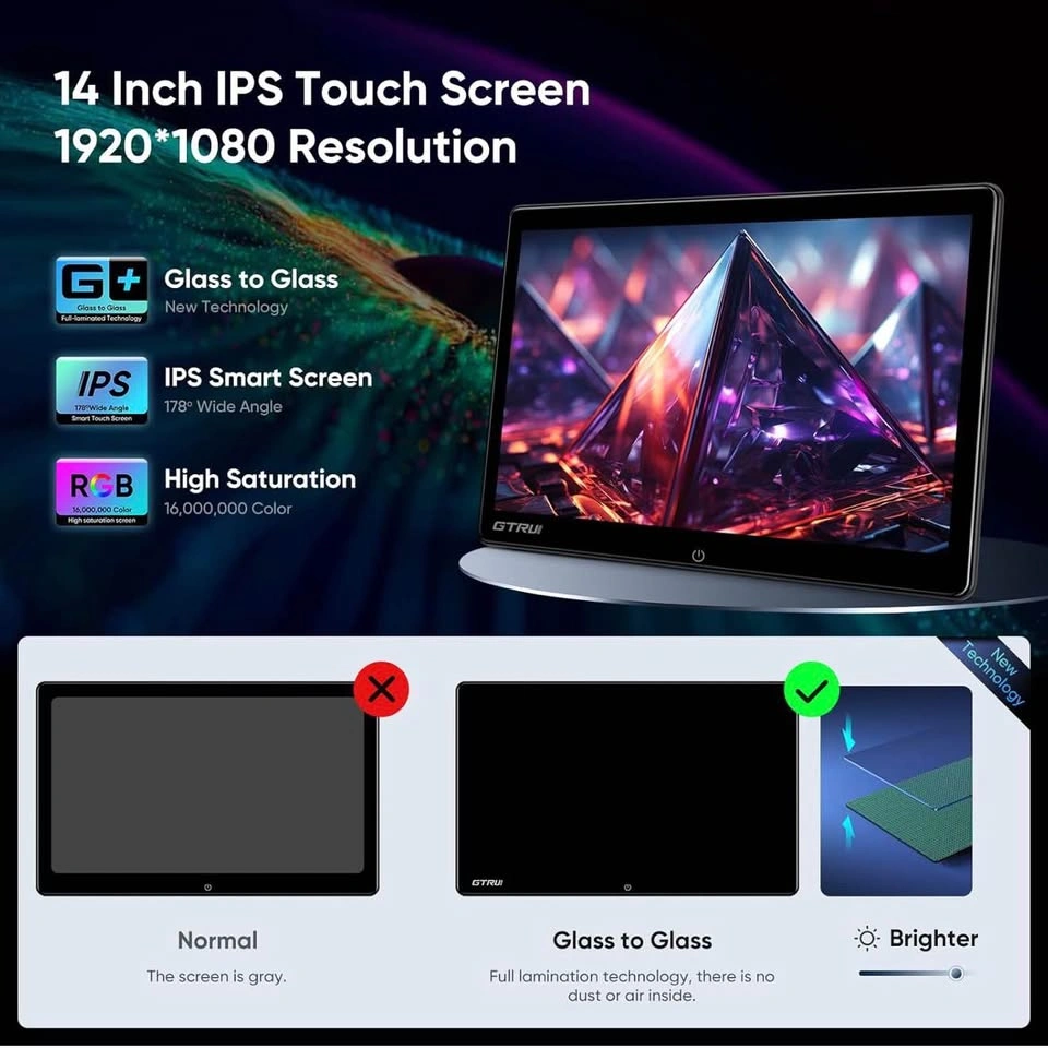 14” 4K Android Car TV Headrest Monitor Tablet - photo 3