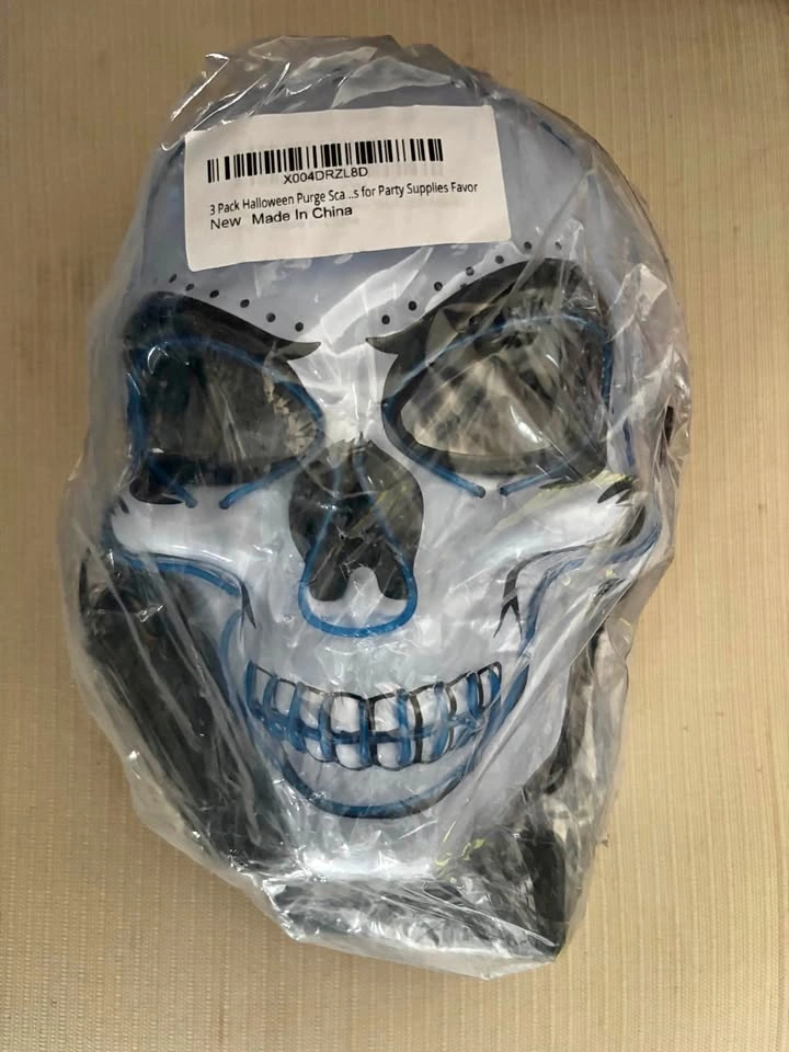 Halloween Purge Skull Masks 3-Pack