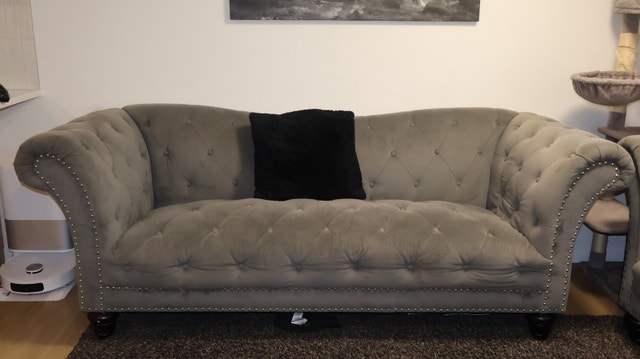Chesterfield Sofa and Loveseat