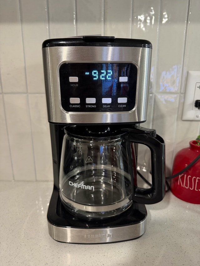 Chefman Coffee Maker - 12 Cup Programmable