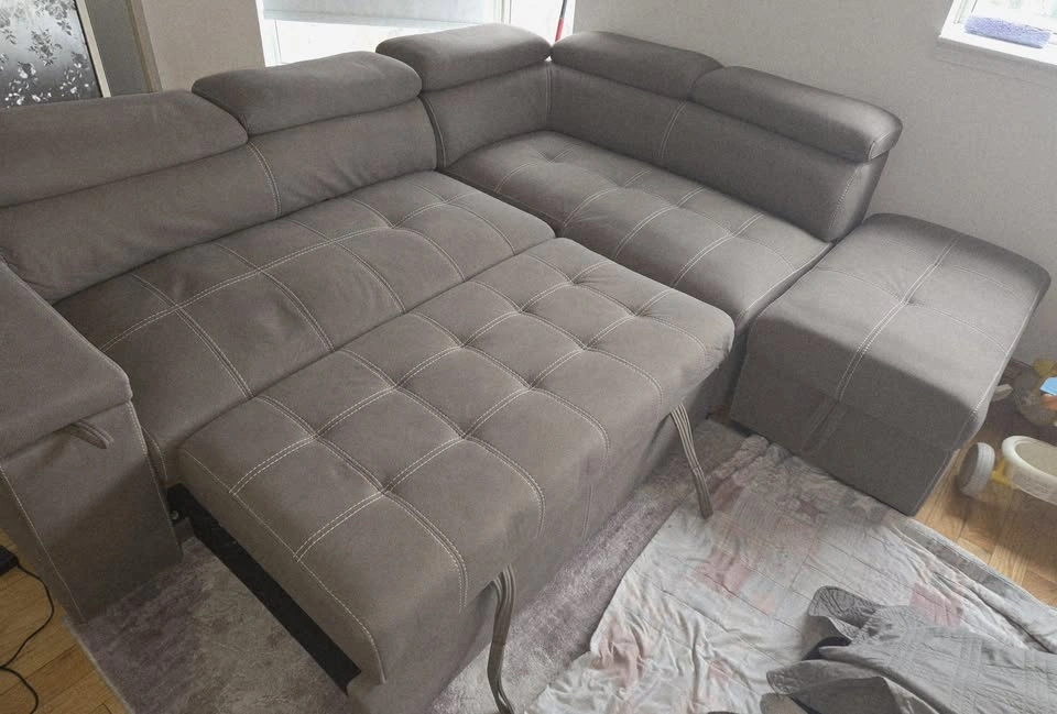Sectional Sofa with Sleeper Bed and Storage - photo 3