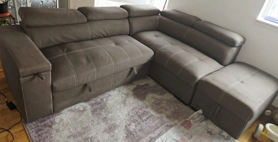 Sectional Sofa with Sleeper Bed and Storage - photo 4