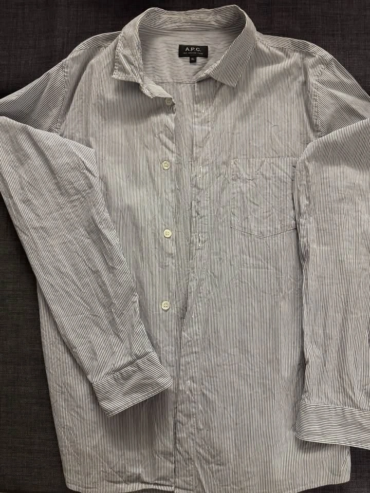 A.P.C. Casual shirt with thin stripe. - photo 2
