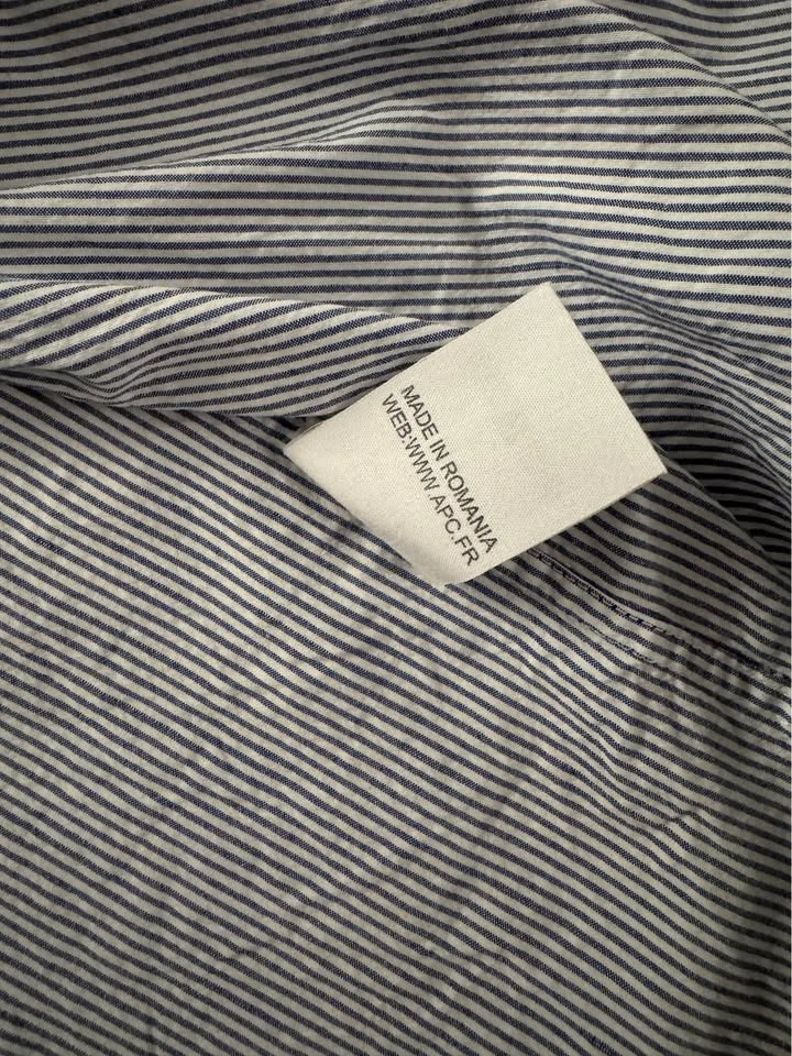 A.P.C. Casual shirt with thin stripe. - photo 4