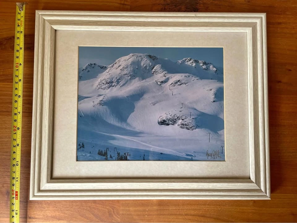Framed Photo of Whistler Peak Chair