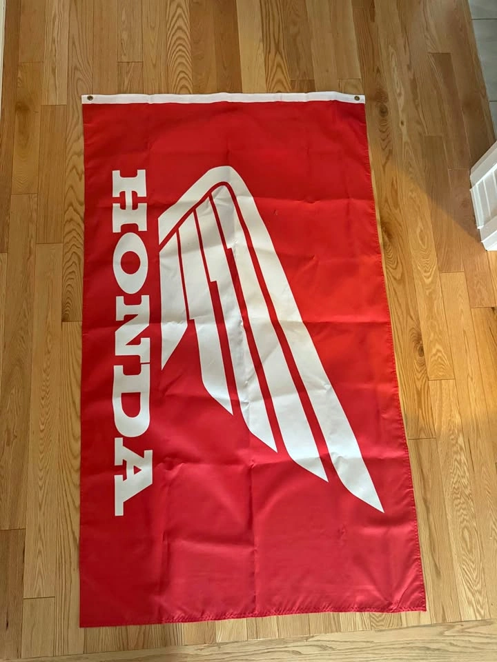 Honda and Yamaha Motocross Flags