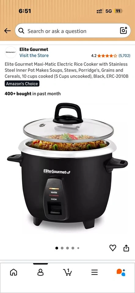 Rice cooker - Stainless steel