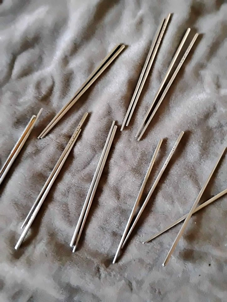 8 pair stainless steel chopsticks