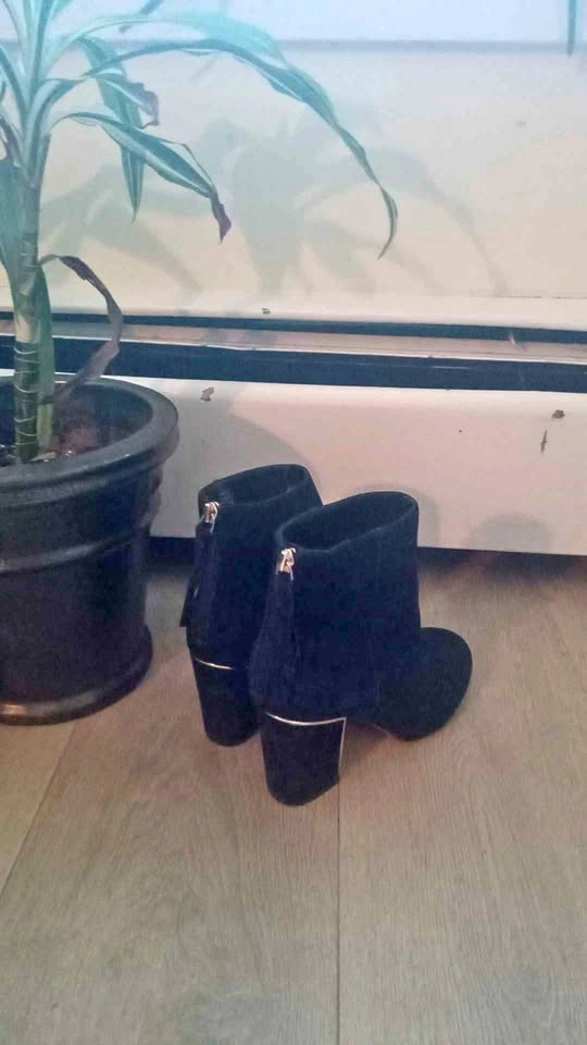 Black Suede Boots