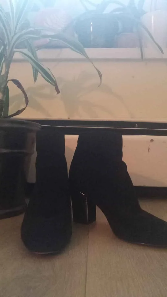 Black Suede Boots - photo 3