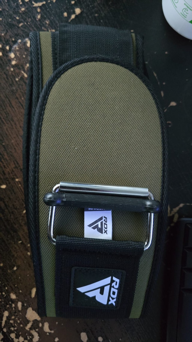 RDX 6.5” Curved Weight Lifting Belt - Army Green, Size M