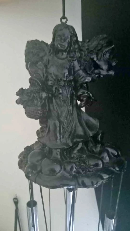 Gothic Angel Bone Wind Chime